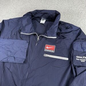 2023 Nike Grand Prix Shoe Dog Team Jacket Full‎ Zip Lightweight Blue Large Men's